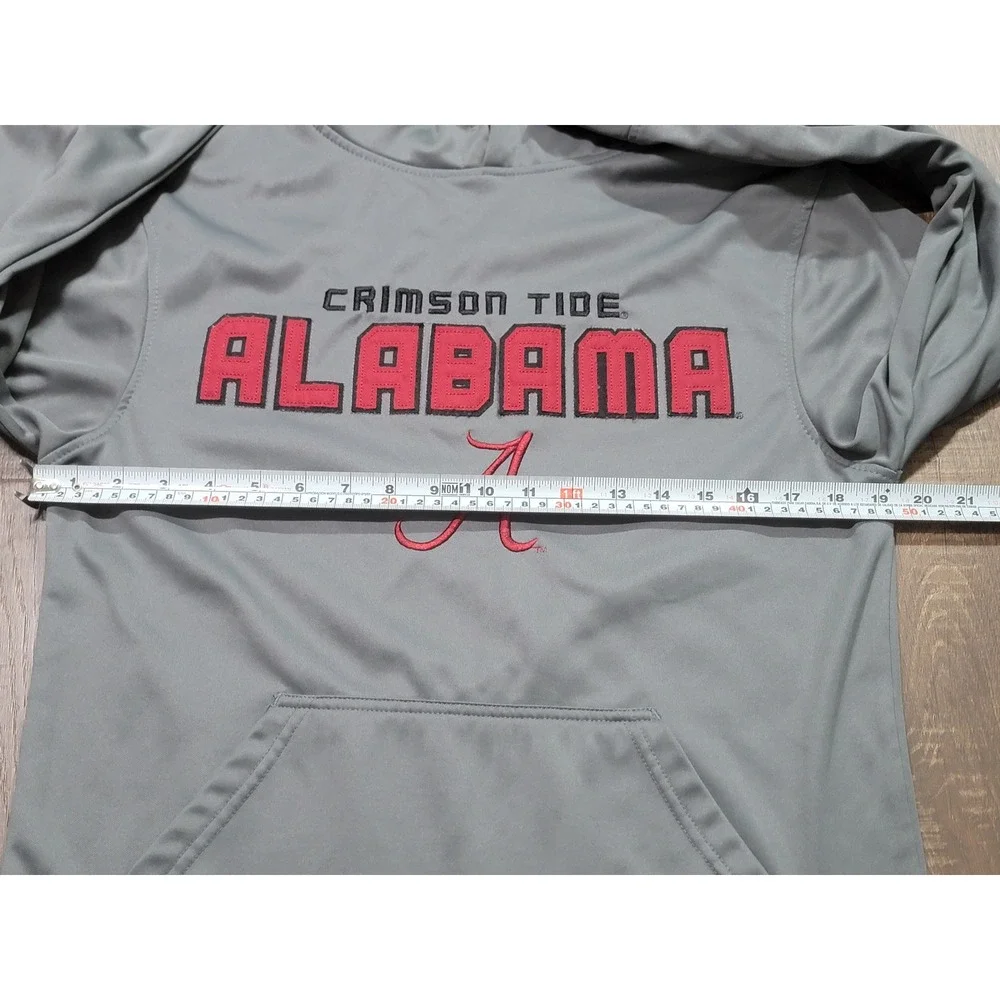 Alabama Crimson Tide Cover One Apparel Gray Performance Hoodie Mens‎ Small S